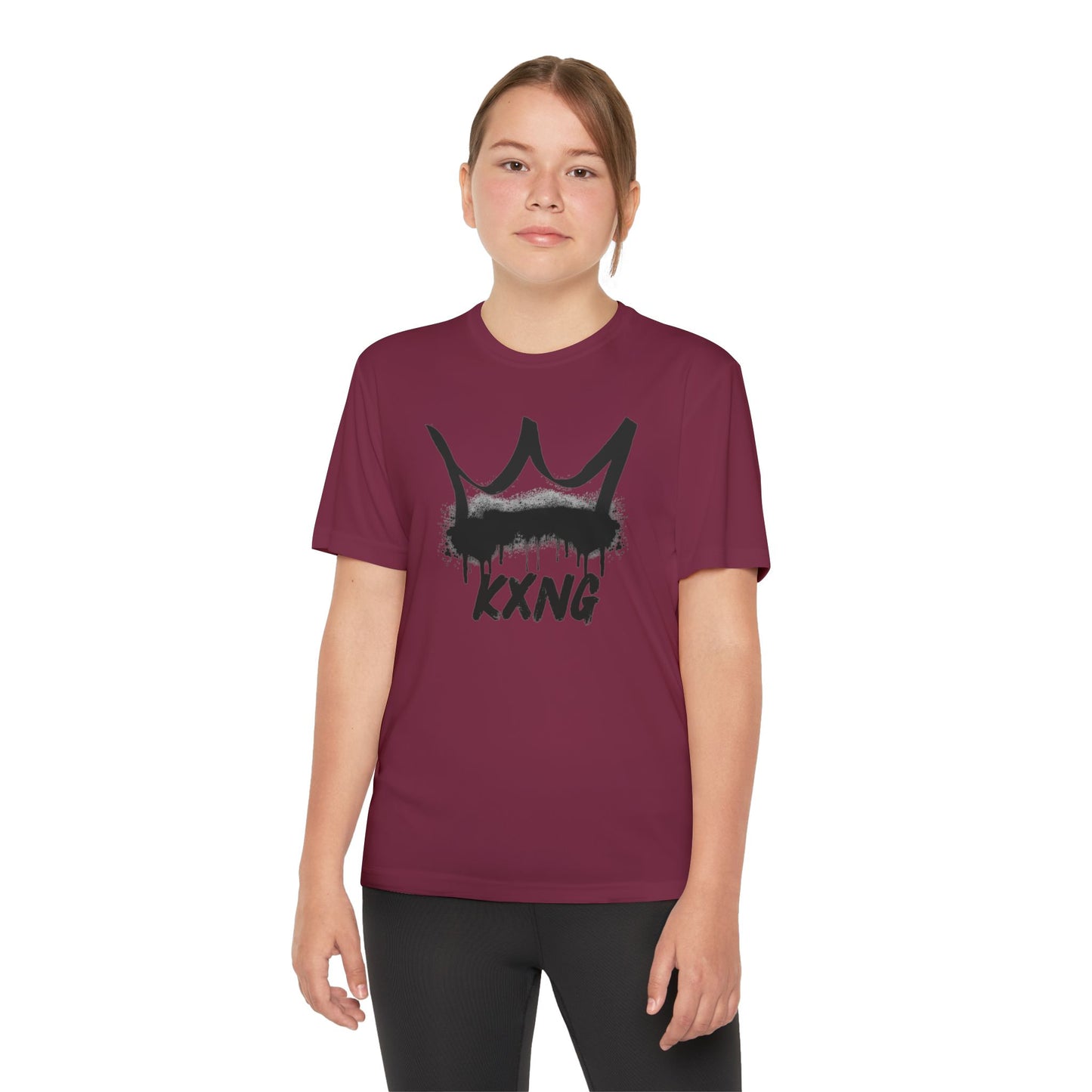 Youth KXNG Logo Tee – Philippians 4:13 | Strength in Faith