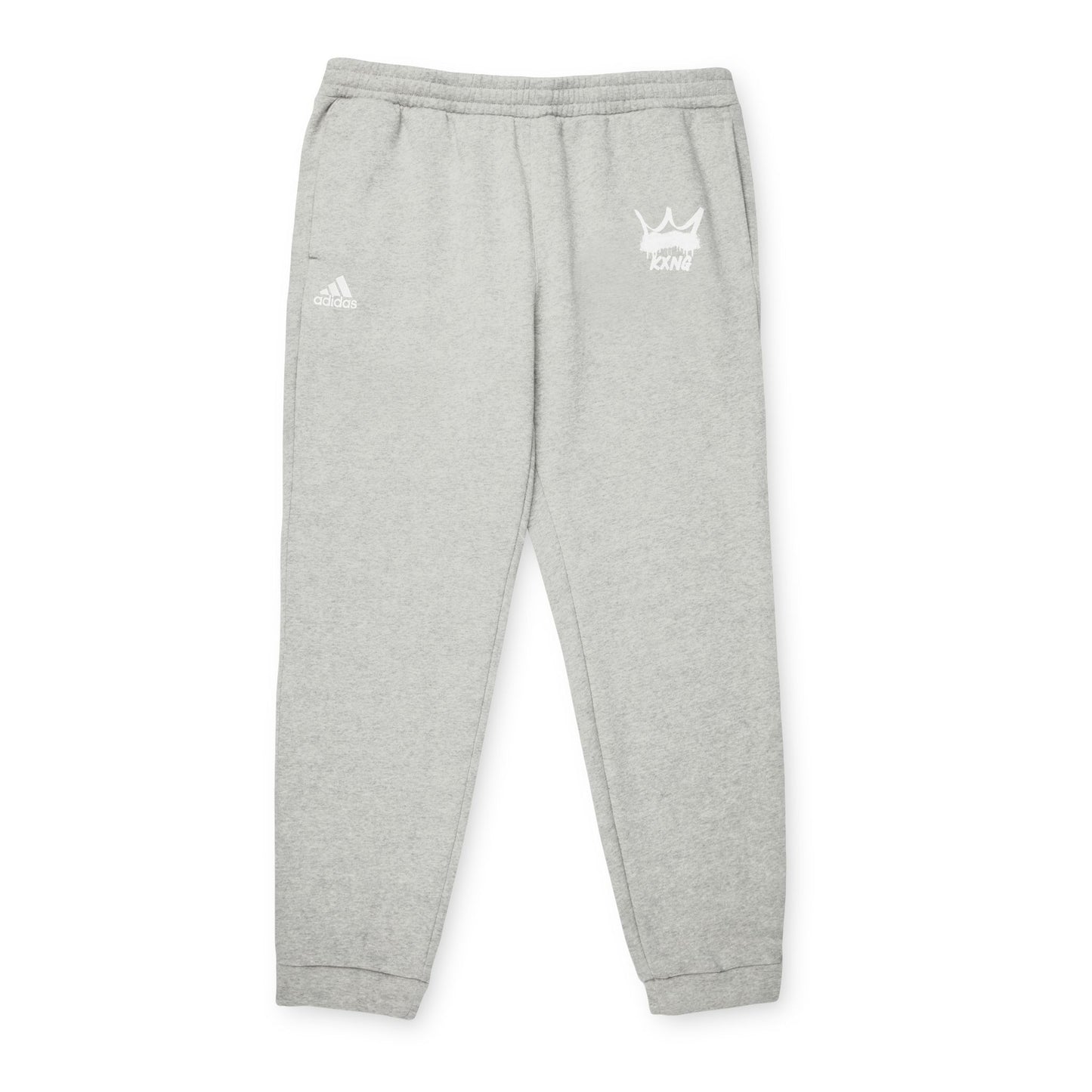 KXNG Fleece-Lined Adidas Joggers – Bold Faith, Ultimate Comfort