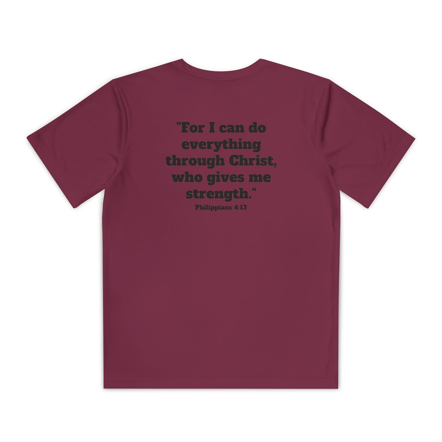 Youth KXNG Logo Tee – Philippians 4:13 | Strength in Faith