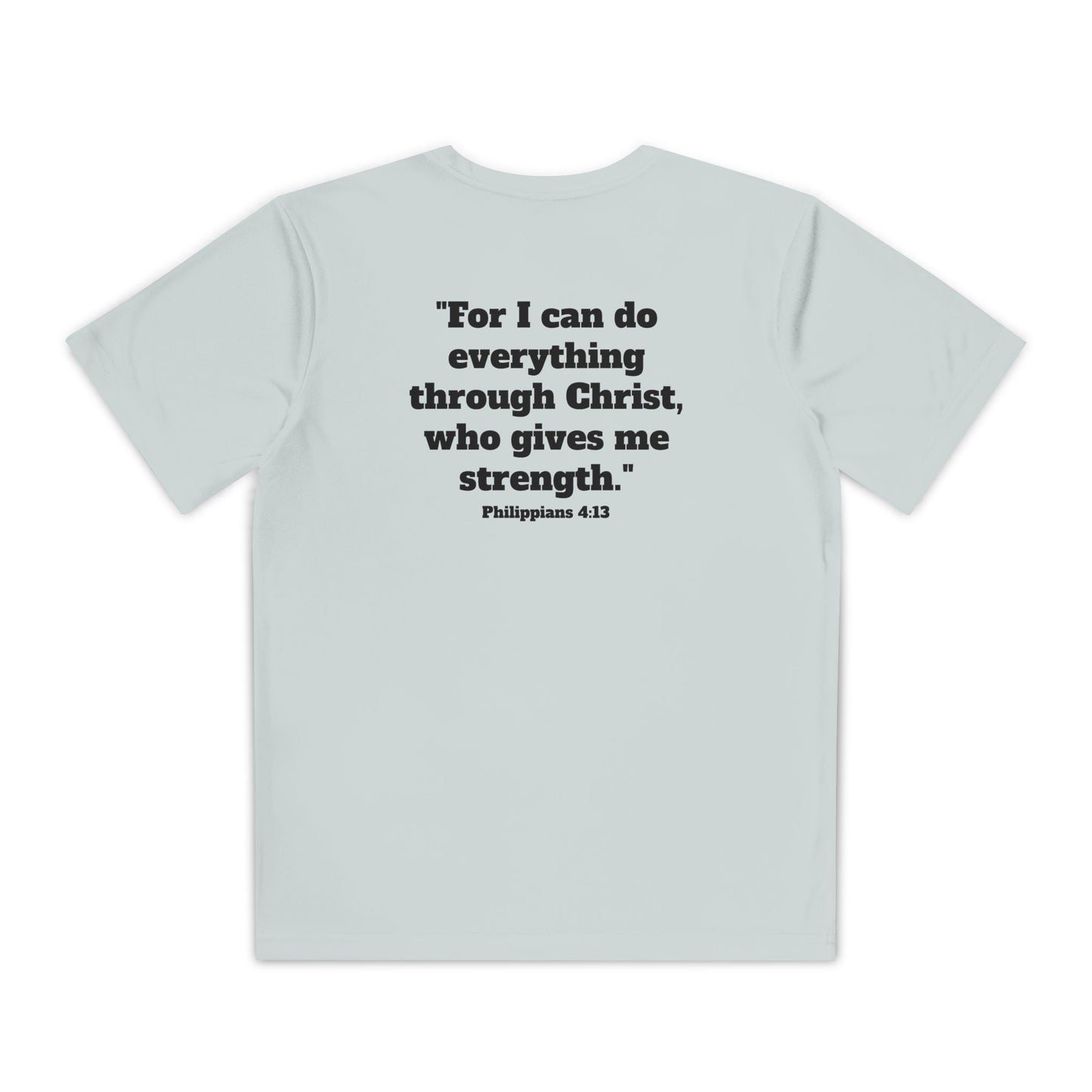 Youth KXNG Logo Tee – Philippians 4:13 | Strength in Faith