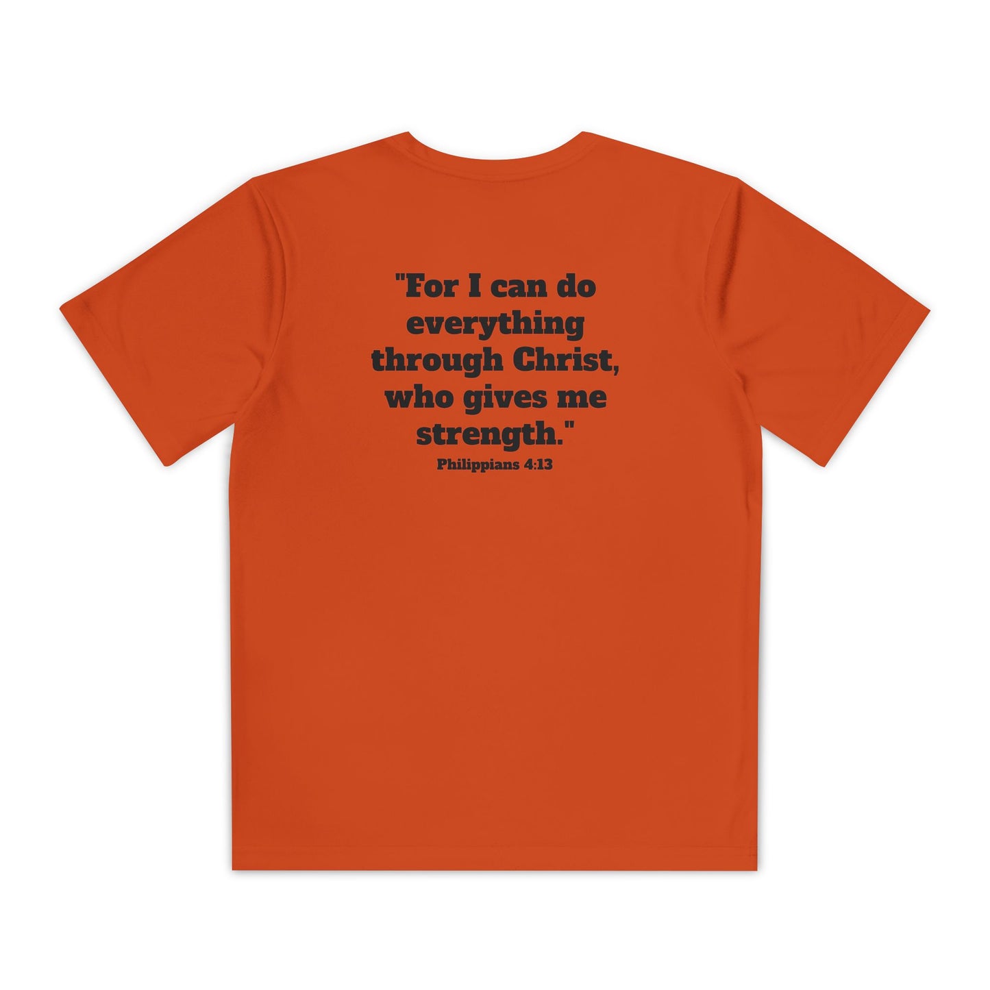 Youth KXNG Logo Tee – Philippians 4:13 | Strength in Faith