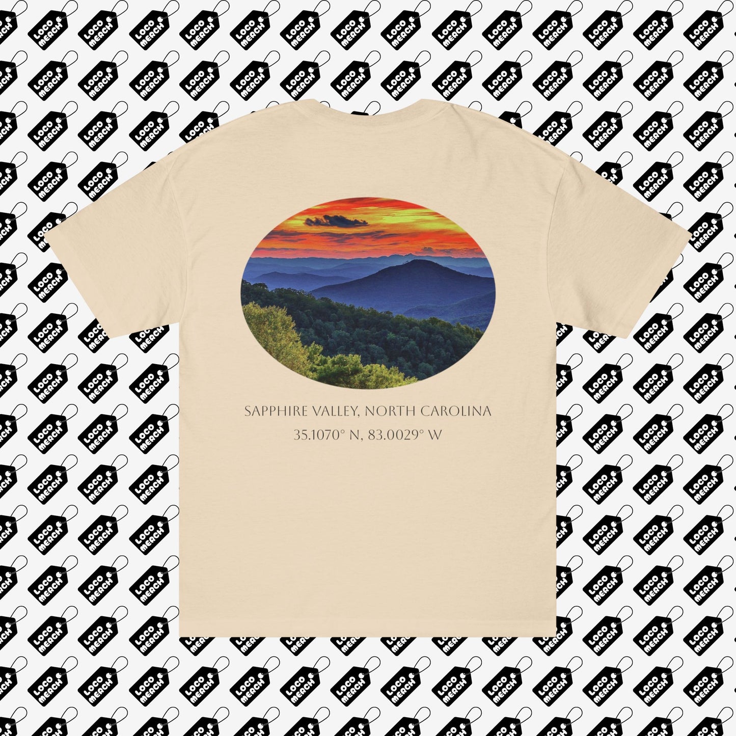 Sapphire Valley, North Carolina Mountainscape Tee