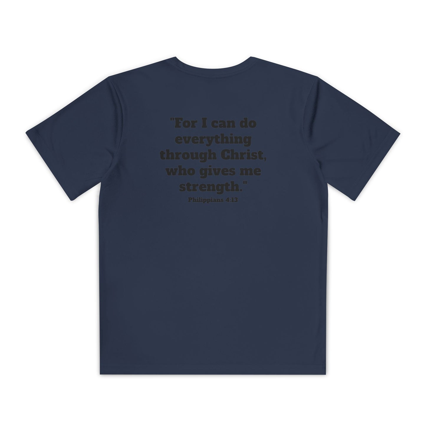 Youth KXNG Logo Tee – Philippians 4:13 | Strength in Faith