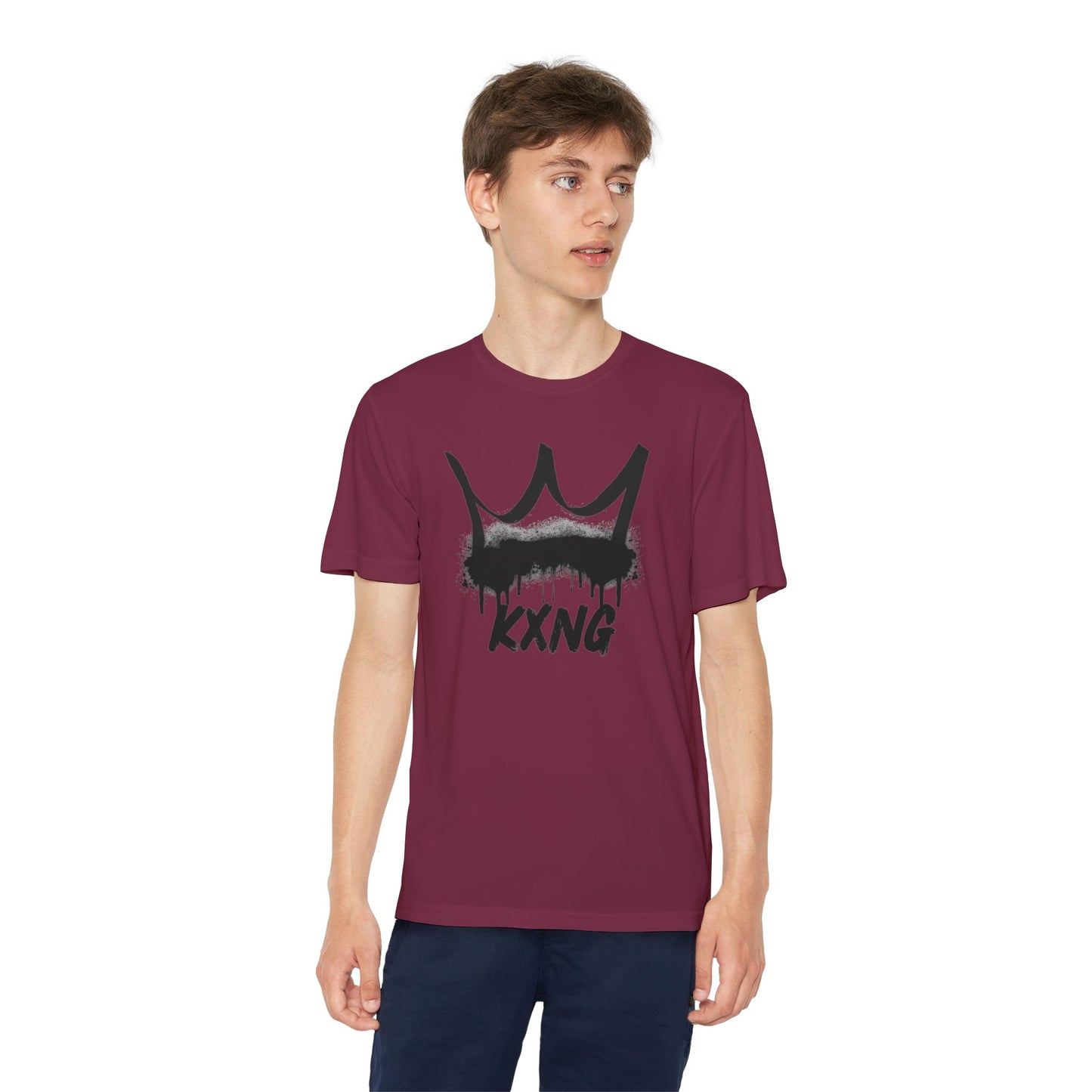 Youth KXNG Logo Tee – Philippians 4:13 | Strength in Faith