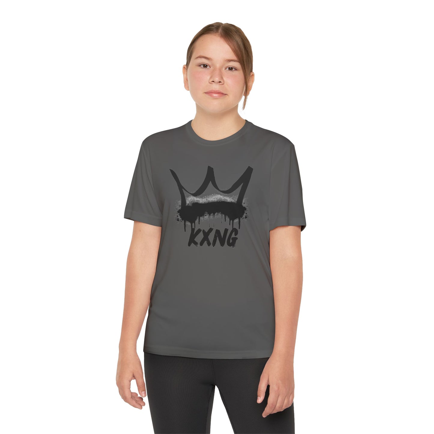 Youth KXNG Logo Tee – Philippians 4:13 | Strength in Faith