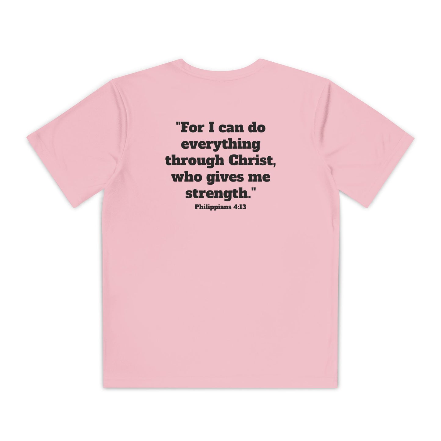 Youth KXNG Logo Tee – Philippians 4:13 | Strength in Faith