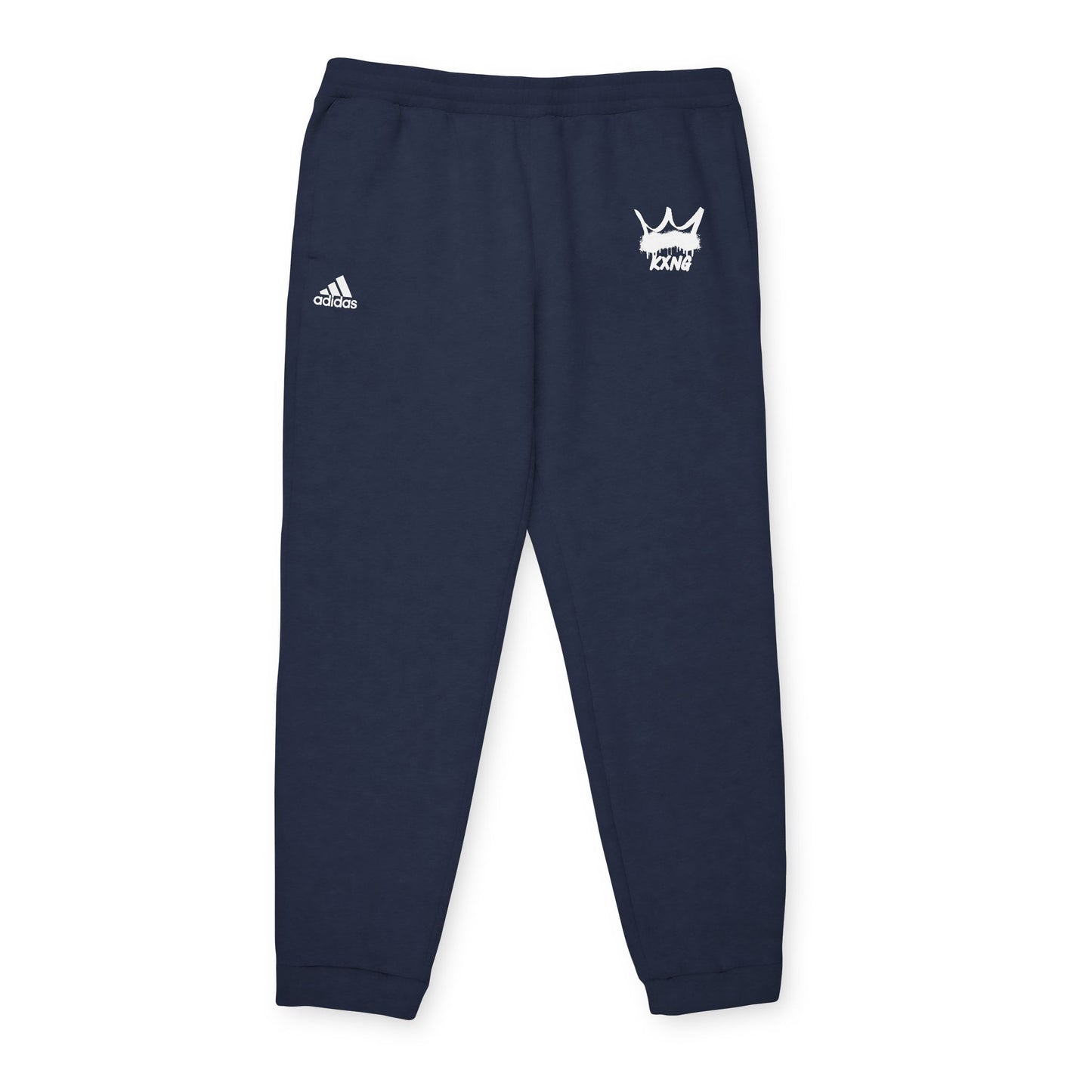 KXNG Fleece-Lined Adidas Joggers – Bold Faith, Ultimate Comfort
