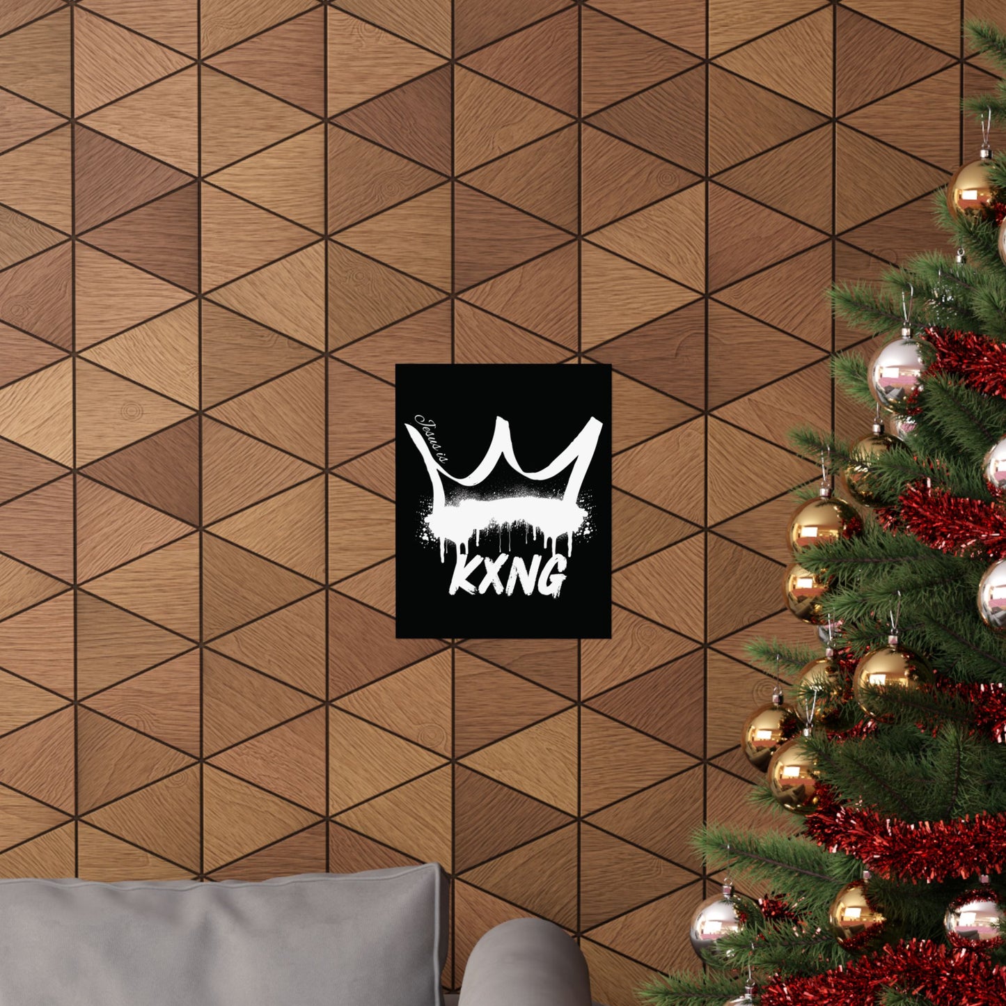 Jesus is KXNG Matte Poster