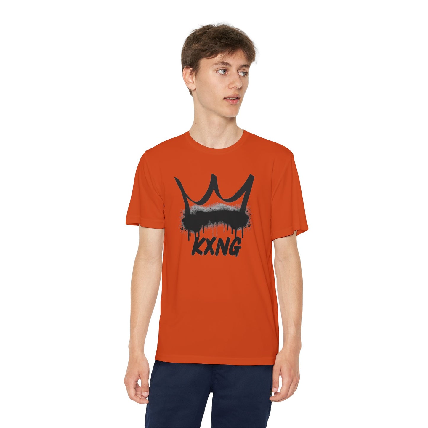 Youth KXNG Logo Tee – Philippians 4:13 | Strength in Faith