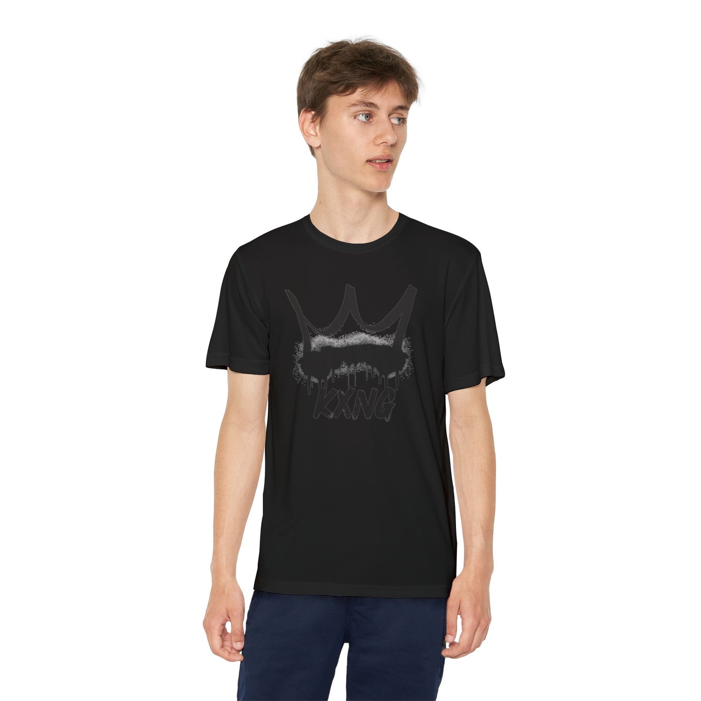 Youth KXNG Logo Tee – Philippians 4:13 | Strength in Faith