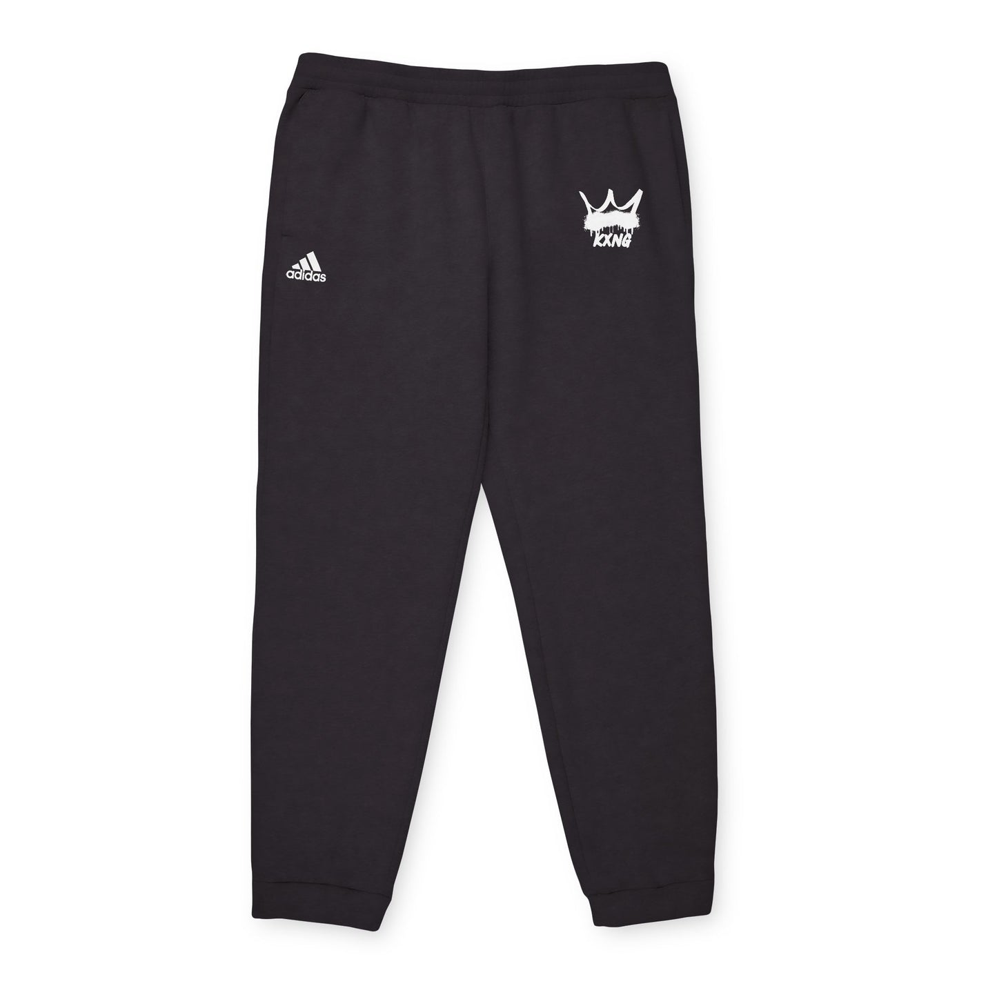 KXNG Fleece-Lined Adidas Joggers – Bold Faith, Ultimate Comfort