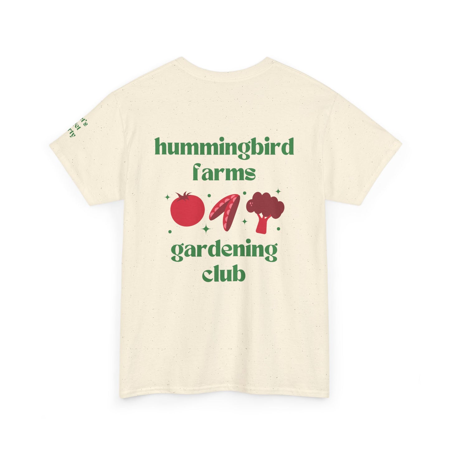 Hummingbird Farms Gardening Club Tee - 'Let's Get Dirty' Unisex Tee