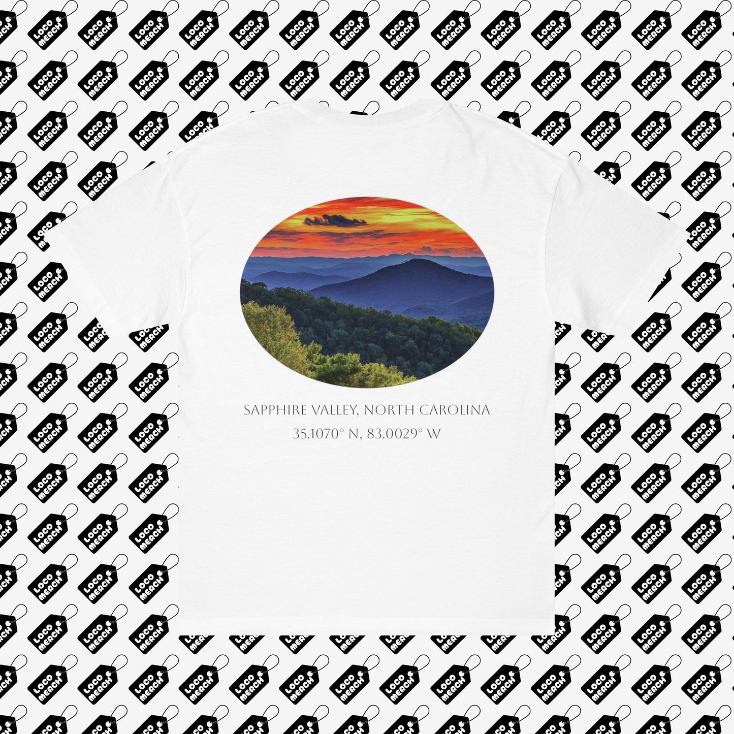 Sapphire Valley, North Carolina Mountainscape Tee