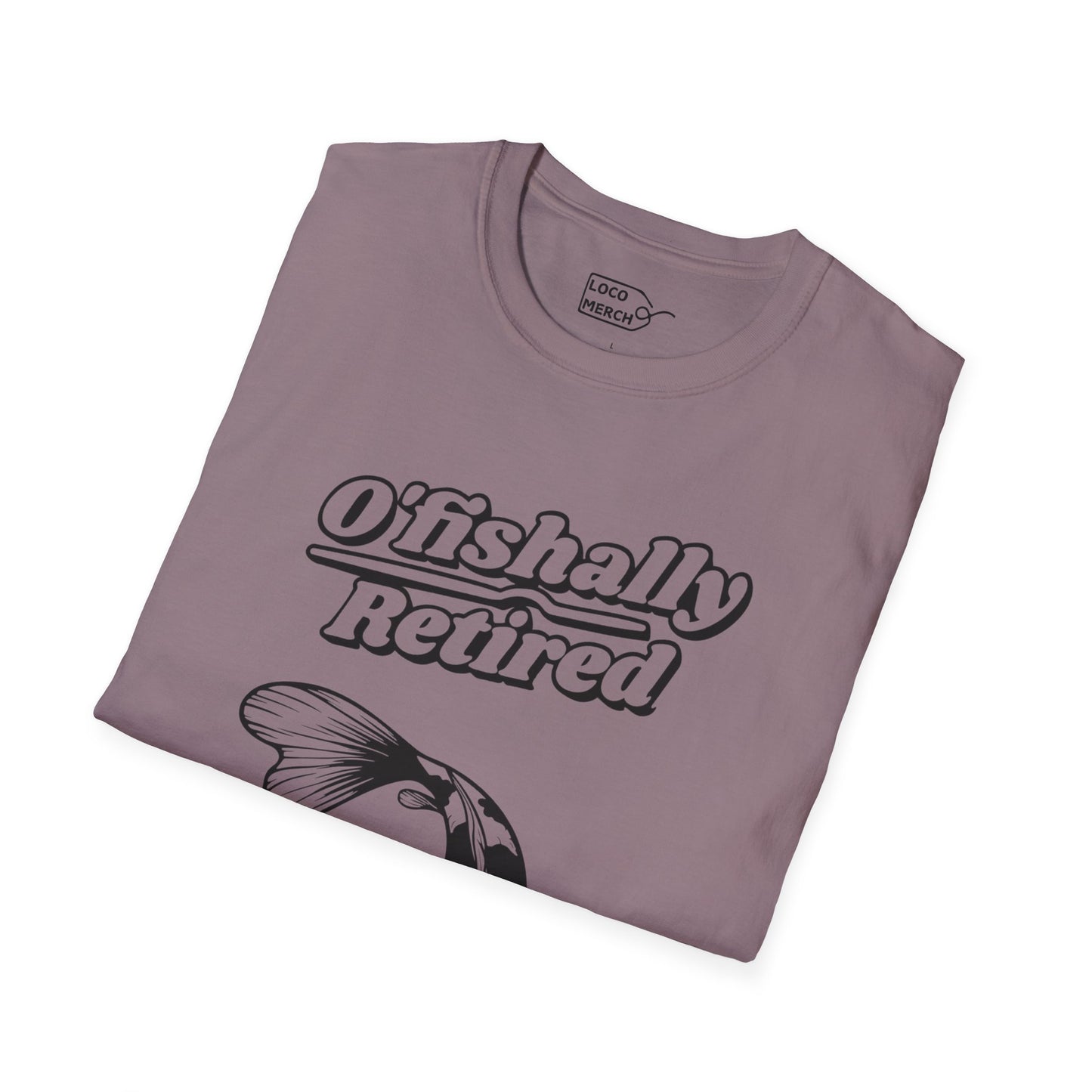 "O'Fishally Retired" Koi Fish Graphic Unisex Tee