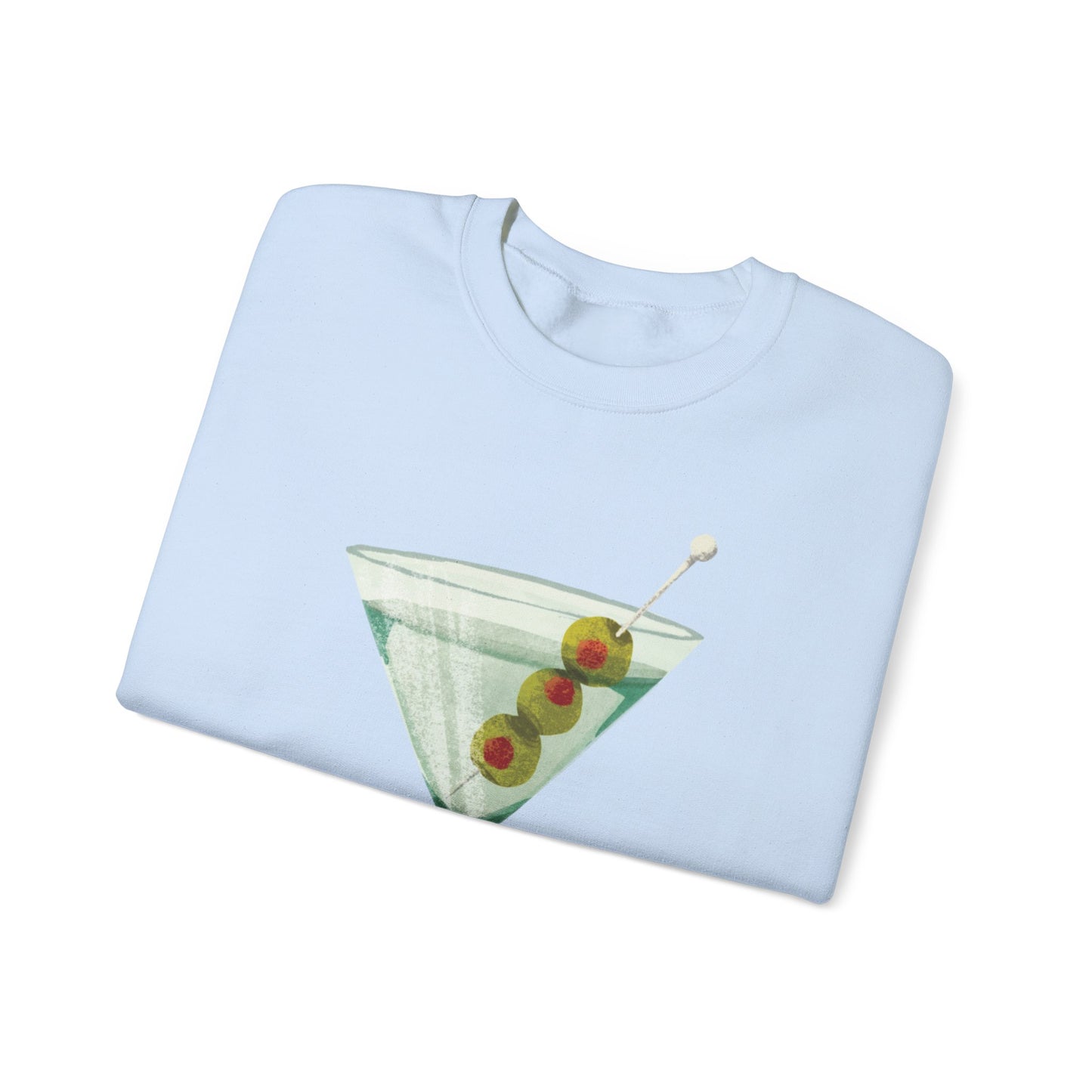 "Let's Get Dirty" Dirty Martini Graphic Crewneck Sweatshirt