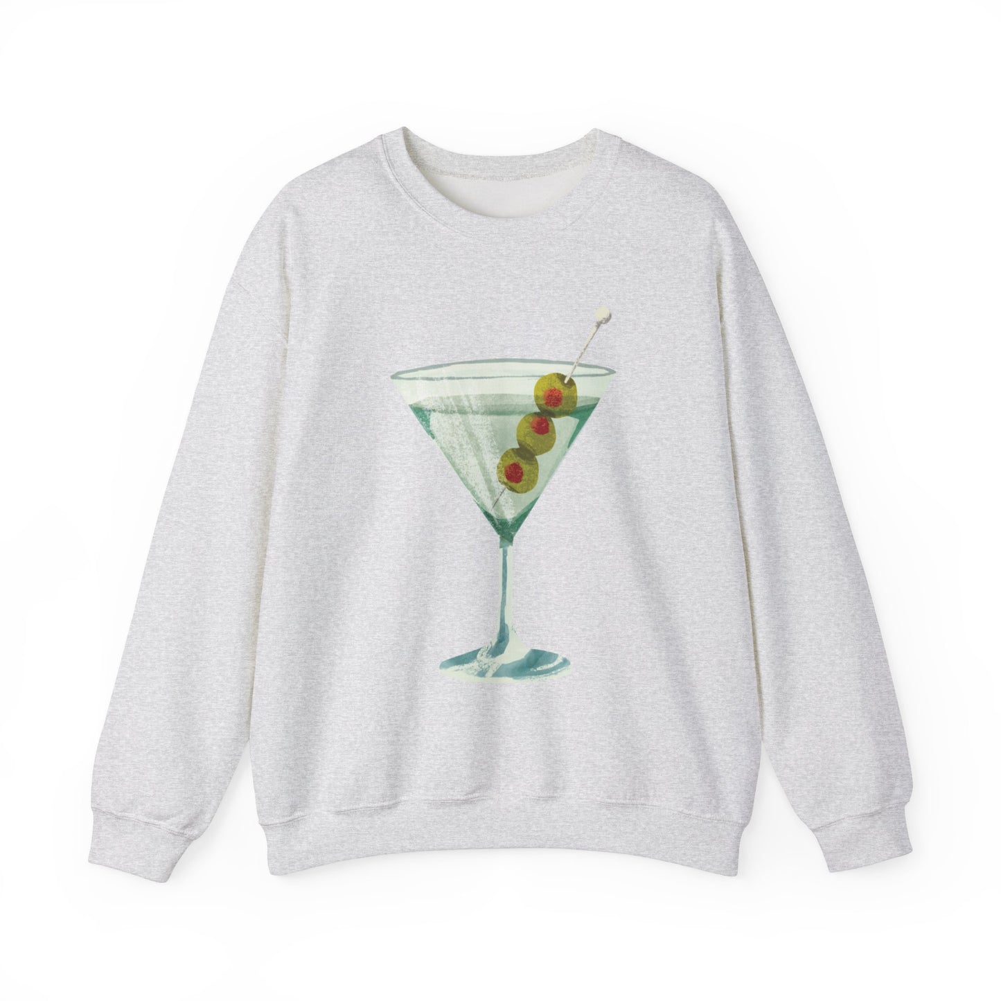 "Let's Get Dirty" Dirty Martini Graphic Crewneck Sweatshirt