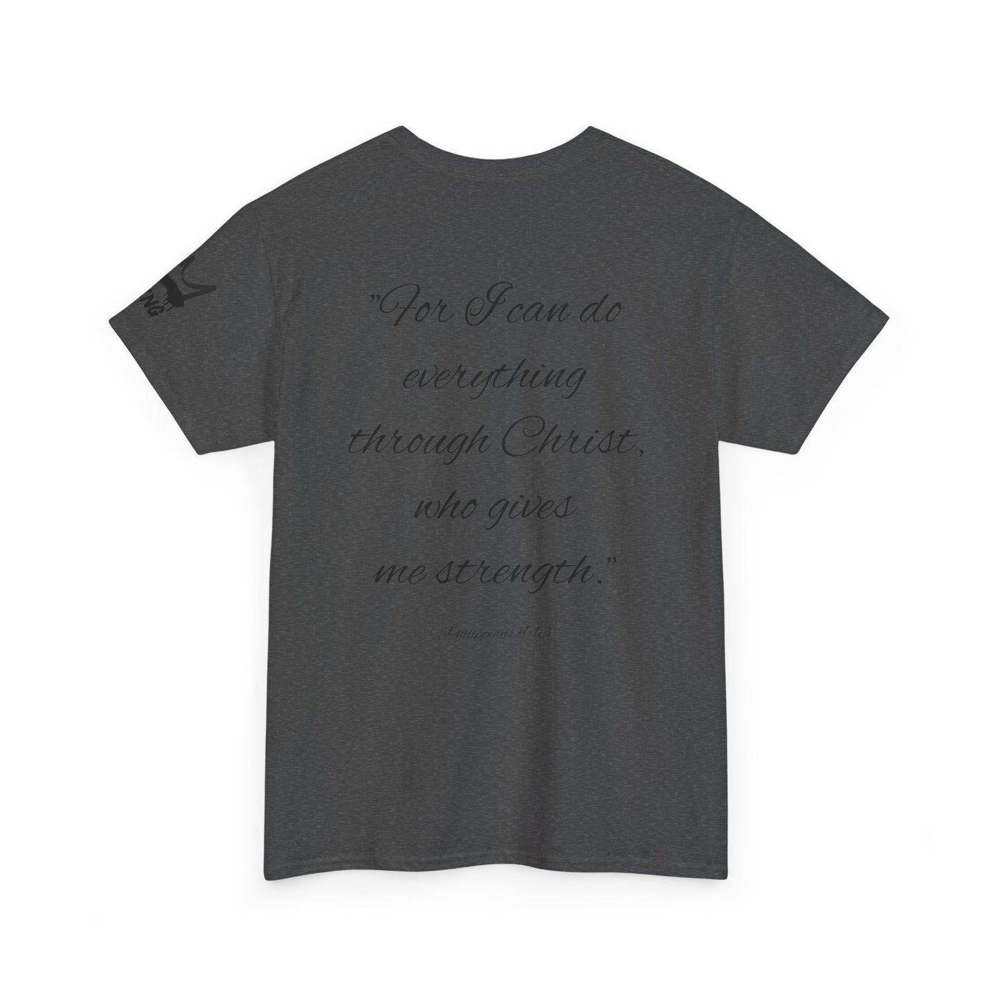 KXNG Logo Tee – Philippians 4:13 | Strength in Faith