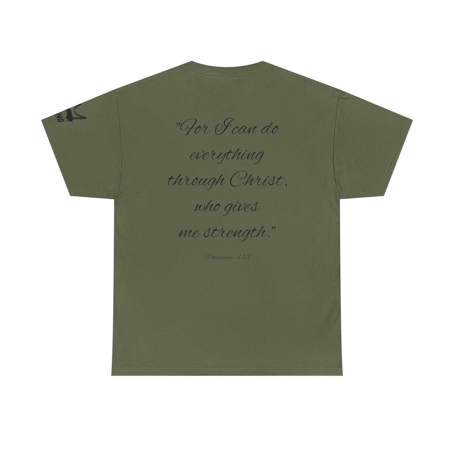 KXNG Logo Tee – Philippians 4:13 | Strength in Faith