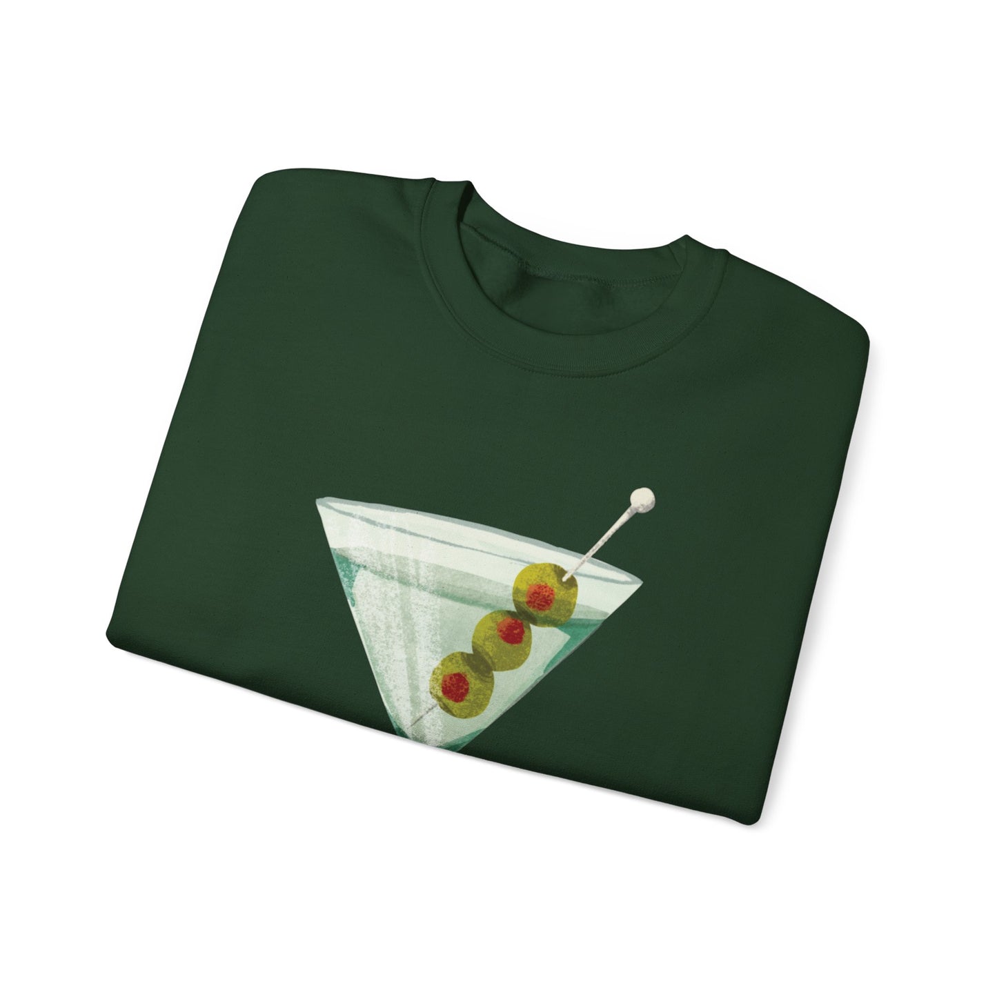 "Let's Get Dirty" Dirty Martini Graphic Crewneck Sweatshirt
