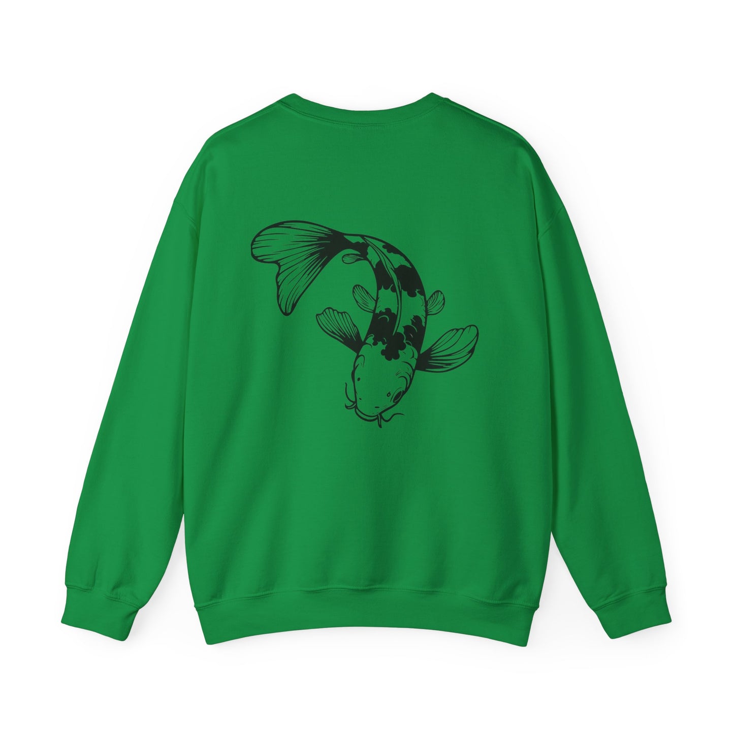 Koi Fish Sweatshirt - 'O'fishally Retired' Crewneck Cotton Sweatshirt