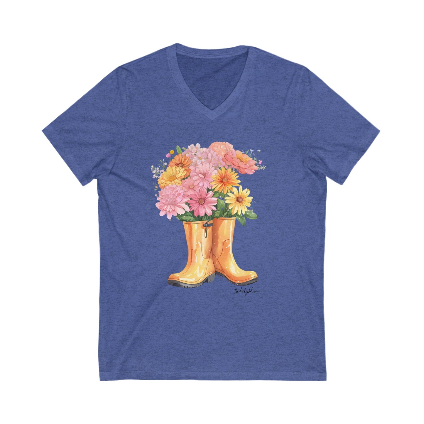 The Daily Bloom V-Neck Tee
