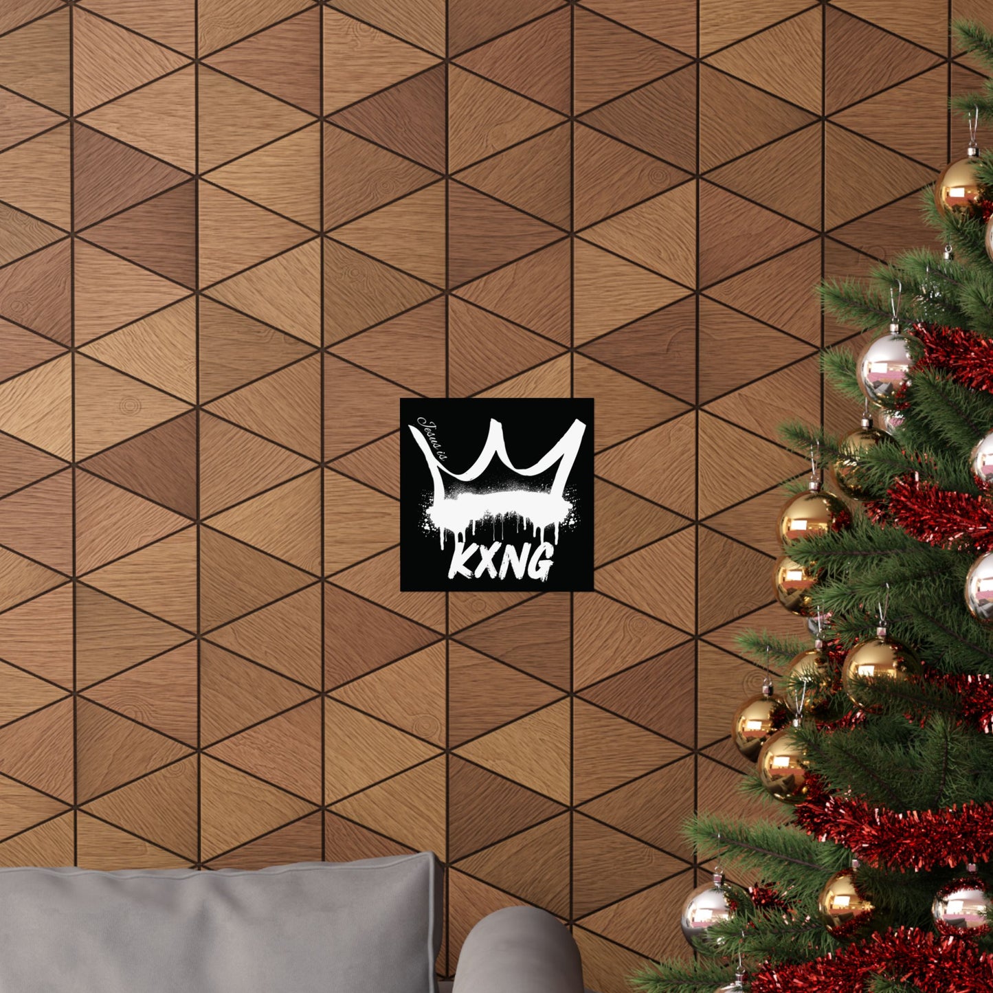 Jesus is KXNG Matte Poster