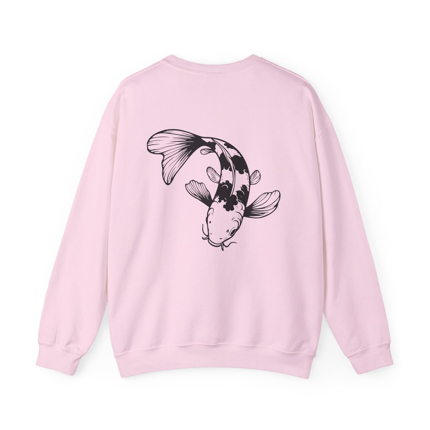 Koi Fish Sweatshirt - 'O'fishally Retired' Crewneck Cotton Sweatshirt