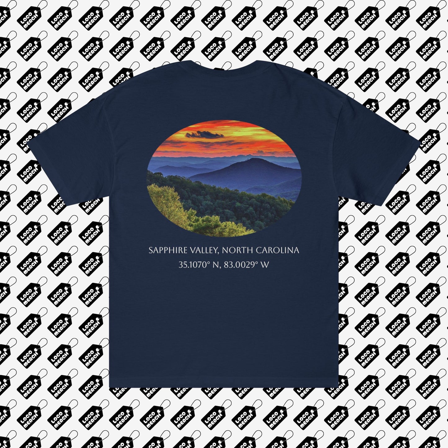 Sapphire Valley, North Carolina Mountainscape Tee