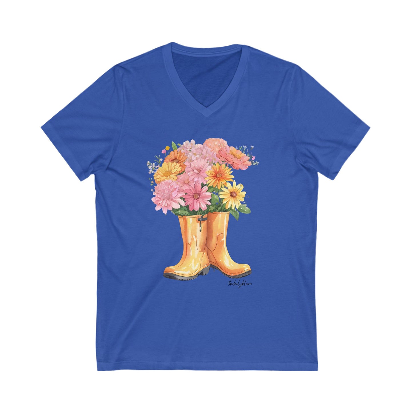The Daily Bloom V-Neck Tee