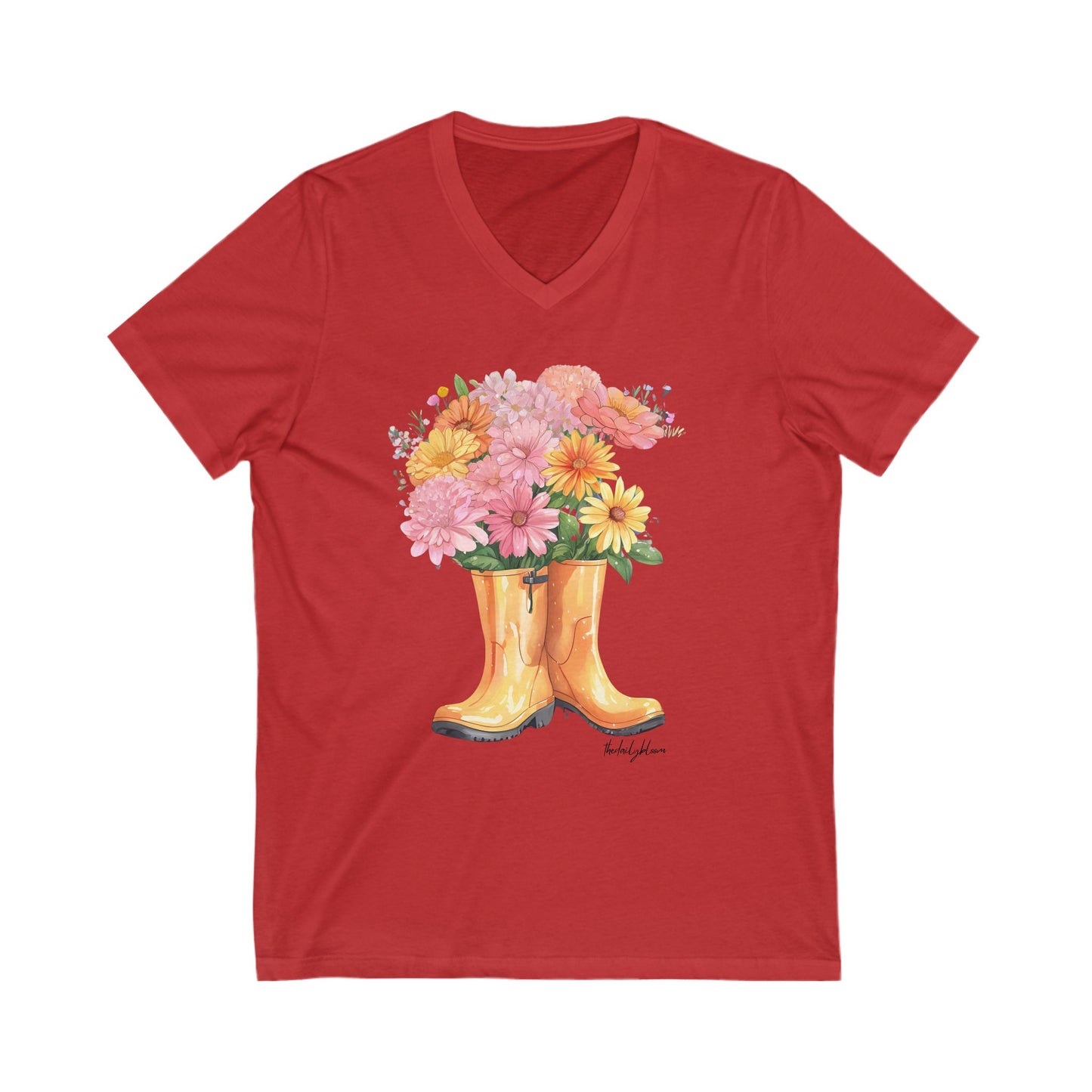 The Daily Bloom V-Neck Tee