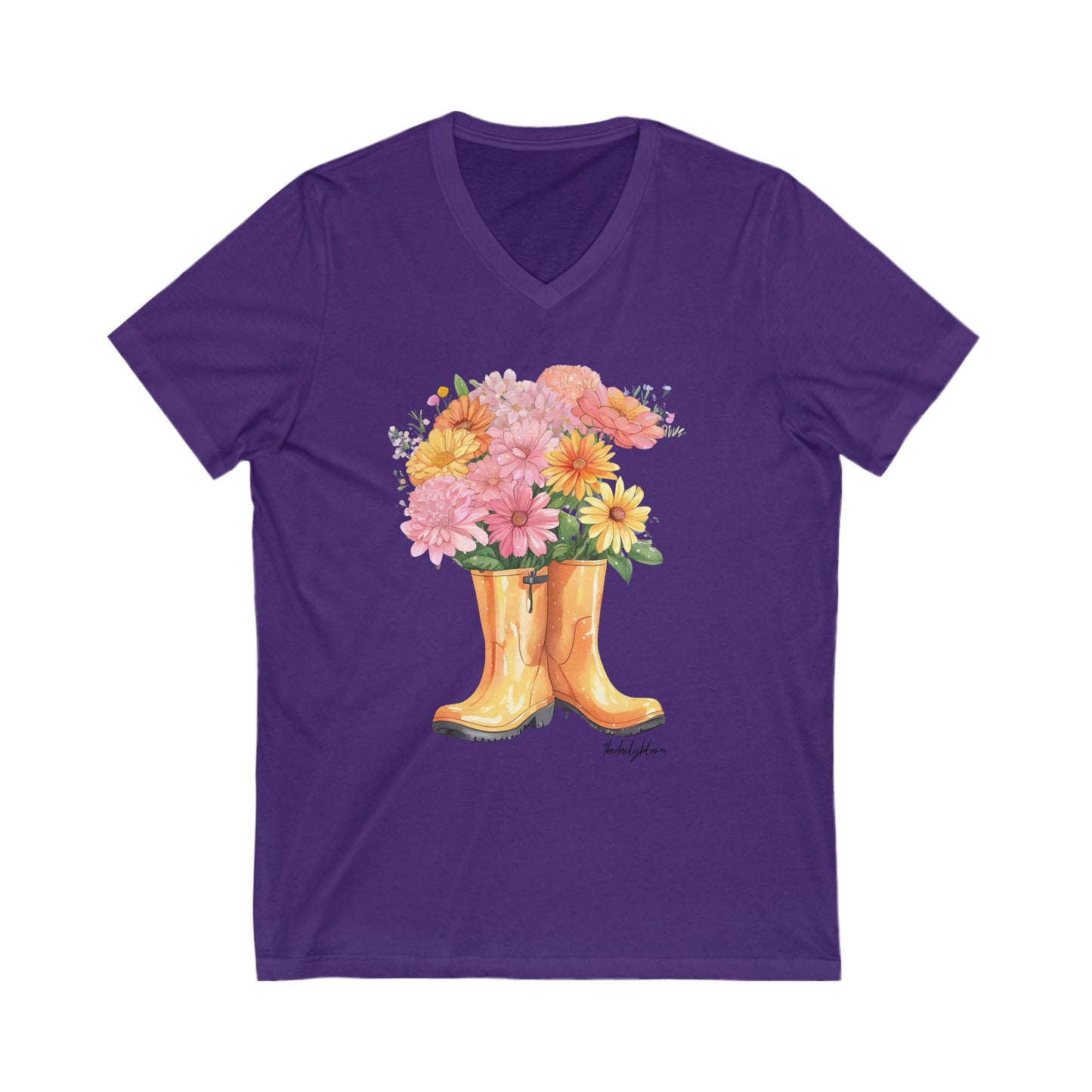 The Daily Bloom V-Neck Tee