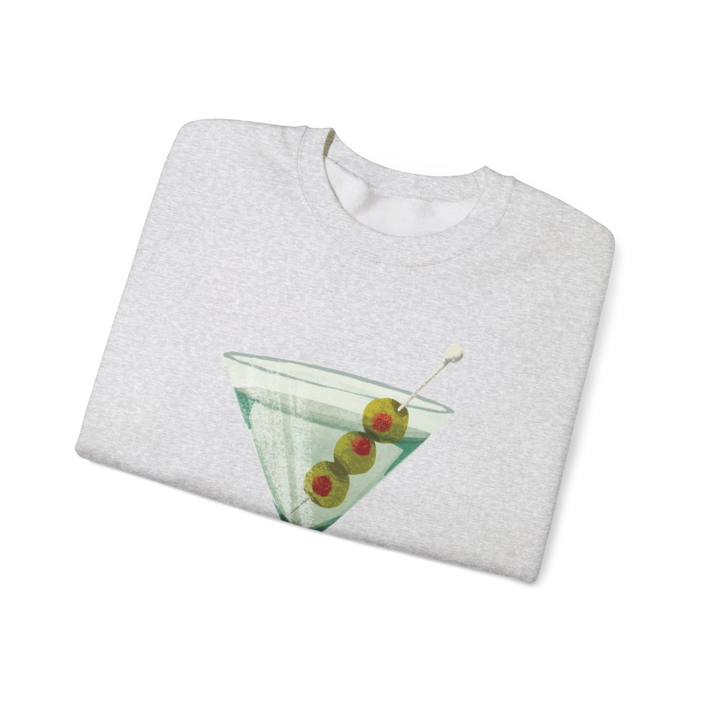 "Let's Get Dirty" Dirty Martini Graphic Crewneck Sweatshirt