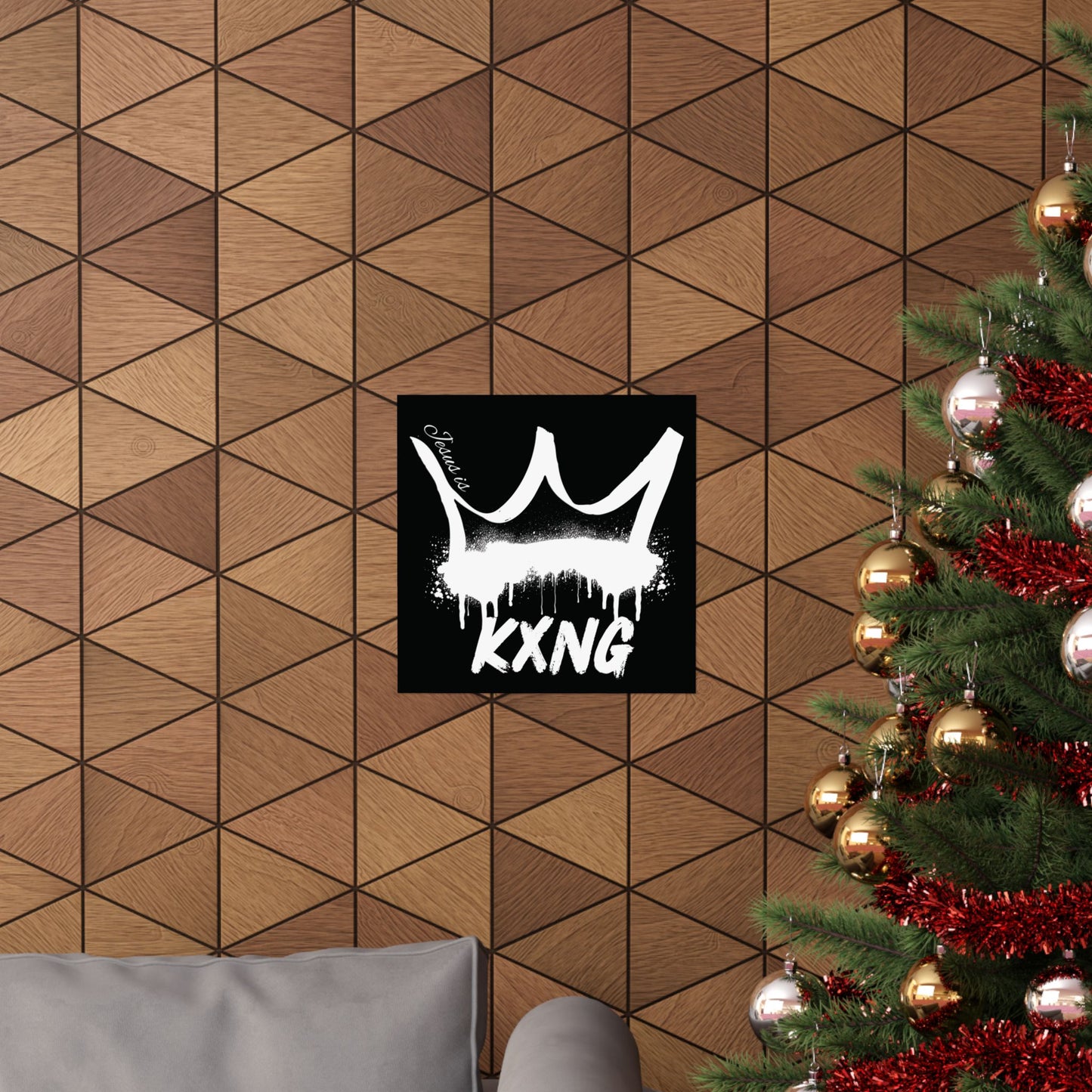 Jesus is KXNG Matte Poster