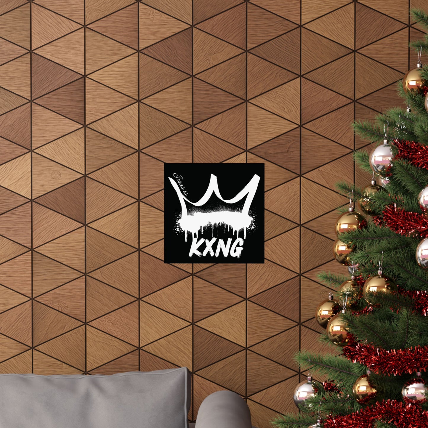 Jesus is KXNG Matte Poster