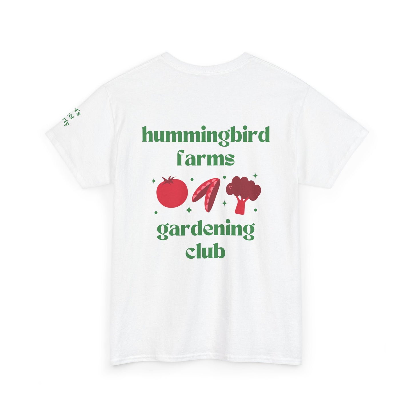 Hummingbird Farms Gardening Club Tee - 'Let's Get Dirty' Unisex Tee