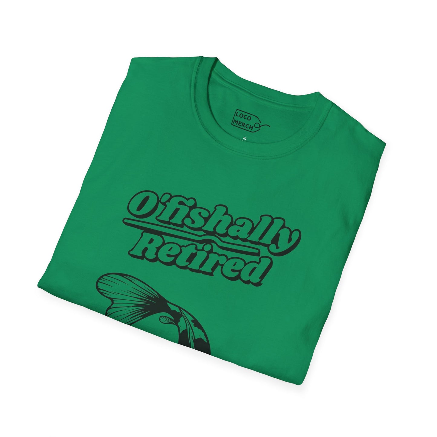 "O'Fishally Retired" Koi Fish Graphic Unisex Tee