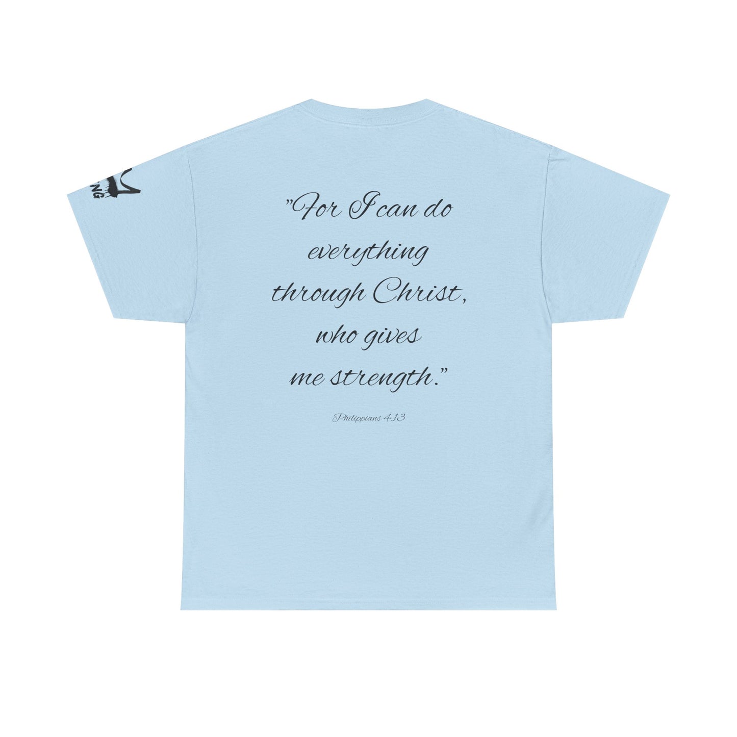 KXNG Logo Tee – Philippians 4:13 | Strength in Faith