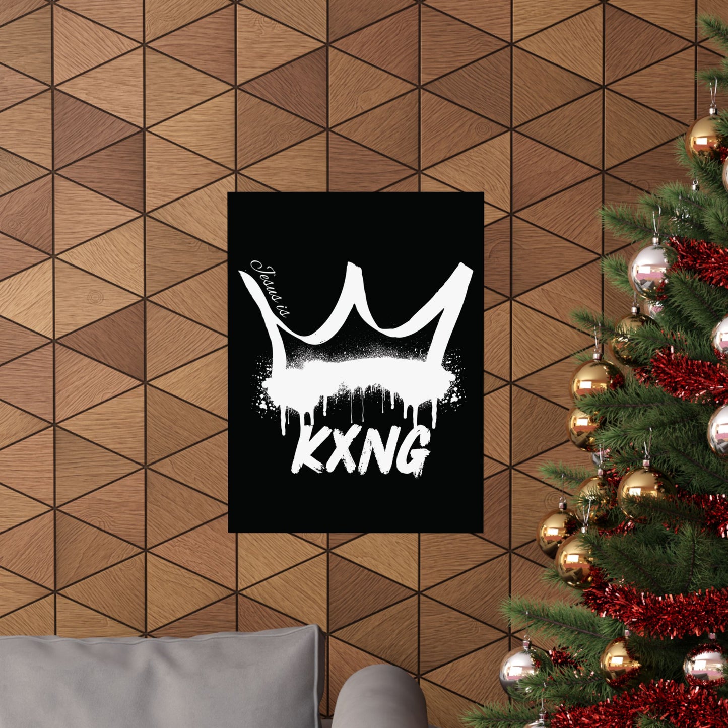 Jesus is KXNG Matte Poster
