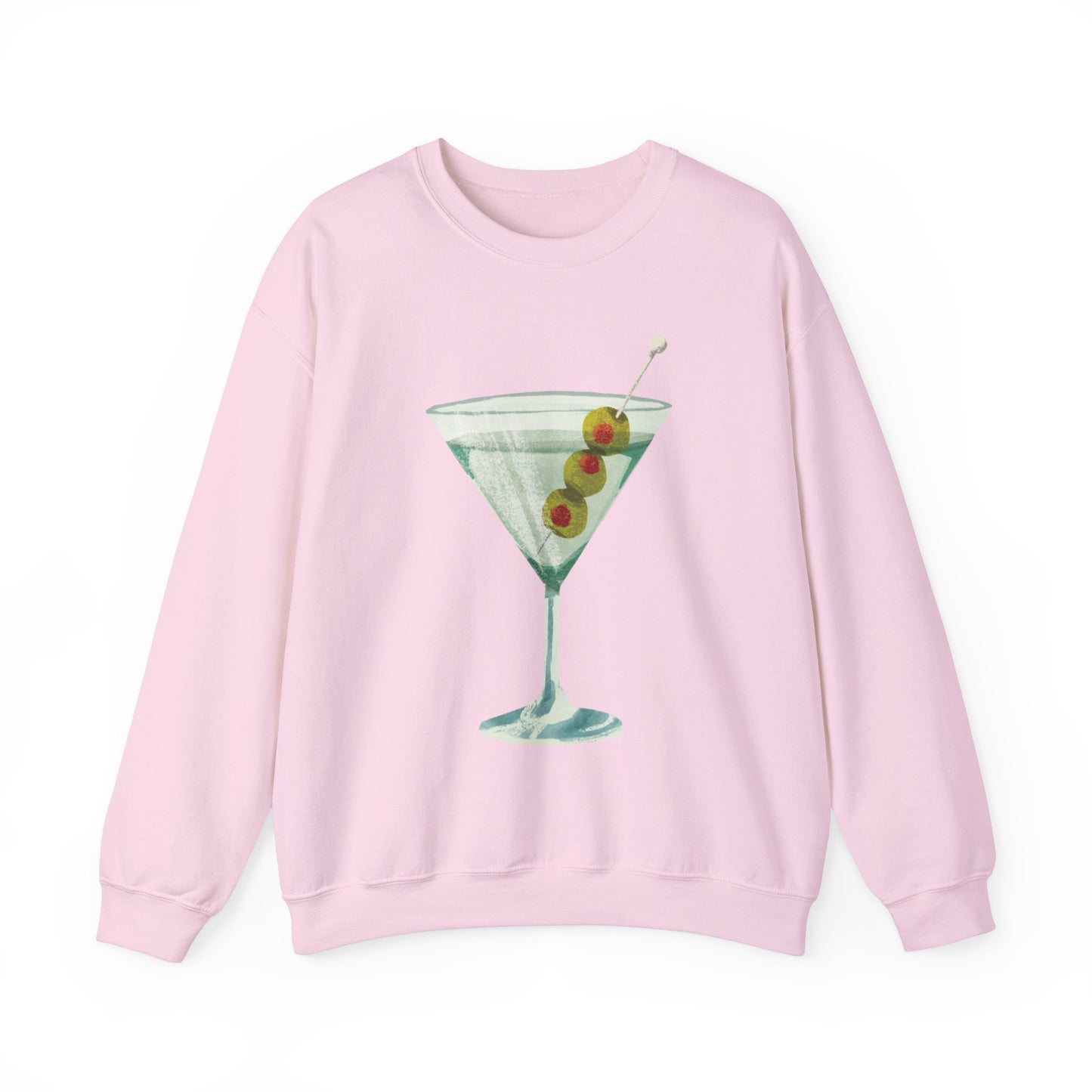 "Let's Get Dirty" Dirty Martini Graphic Crewneck Sweatshirt