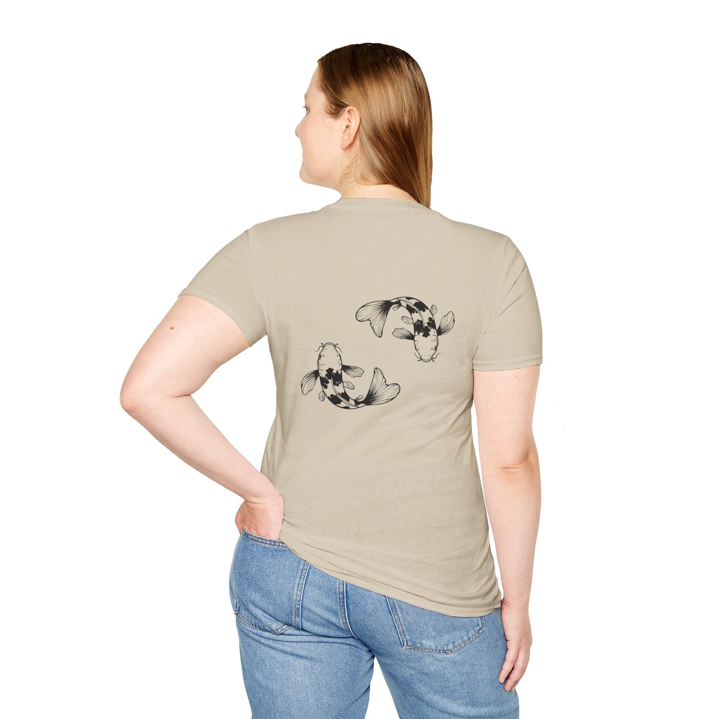 "O'Fishally Retired" Koi Fish Graphic Unisex Tee