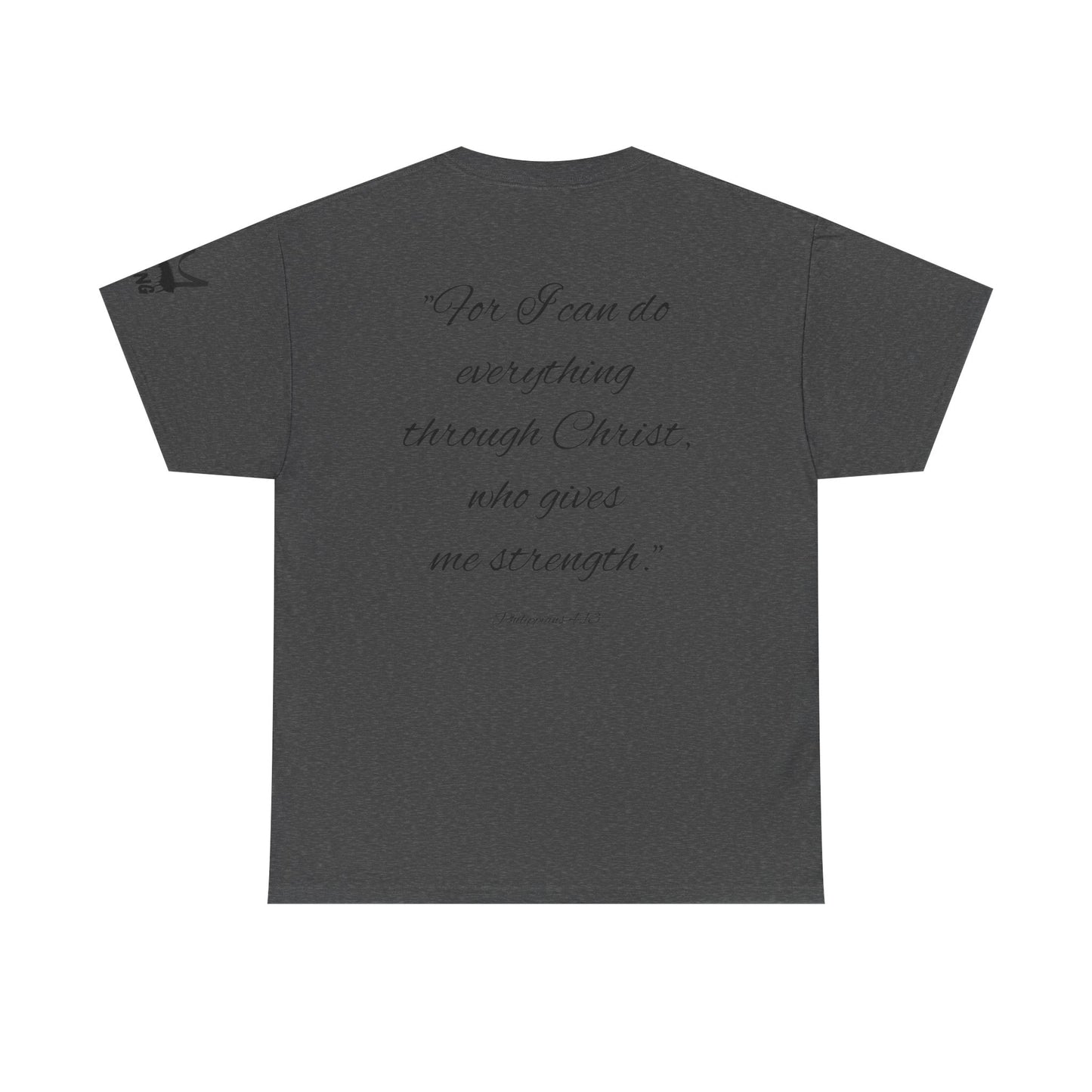 KXNG Logo Tee – Philippians 4:13 | Strength in Faith