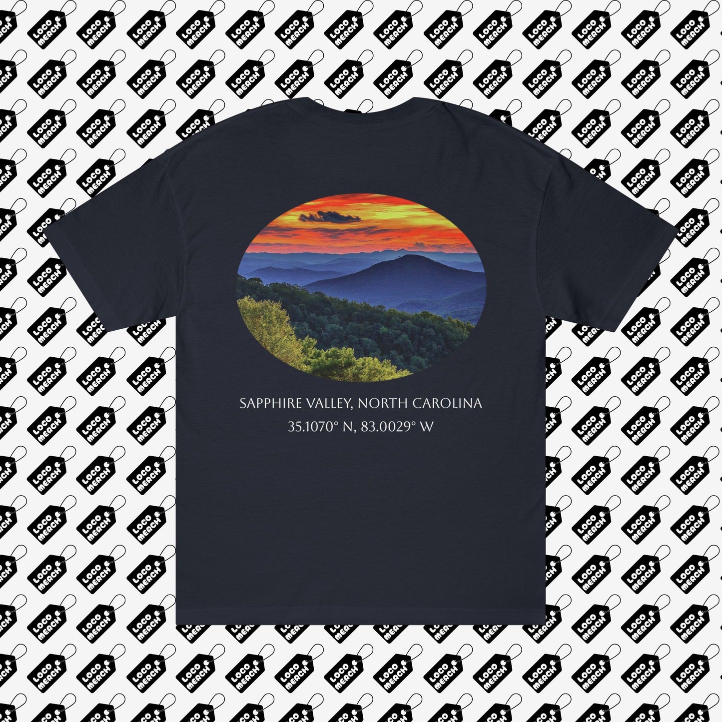 Sapphire Valley, North Carolina Mountainscape Tee