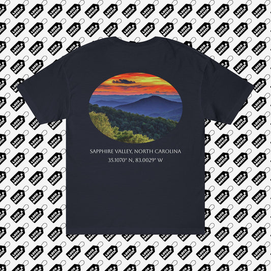 Sapphire Valley, North Carolina Mountainscape Tee