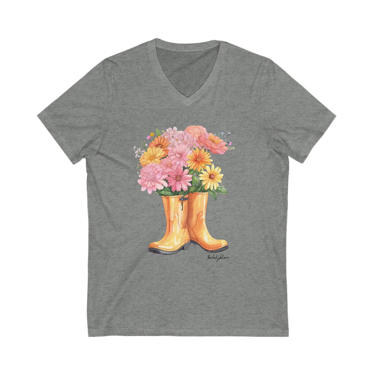 The Daily Bloom V-Neck Tee