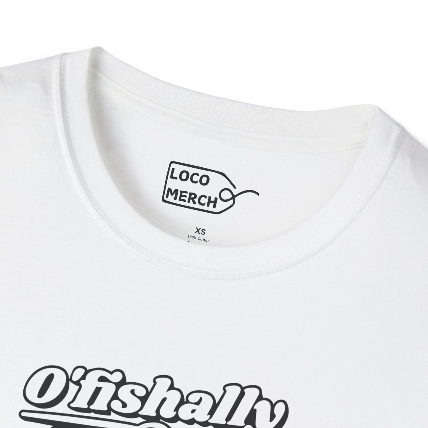 "O'Fishally Retired" Koi Fish Graphic Unisex Tee