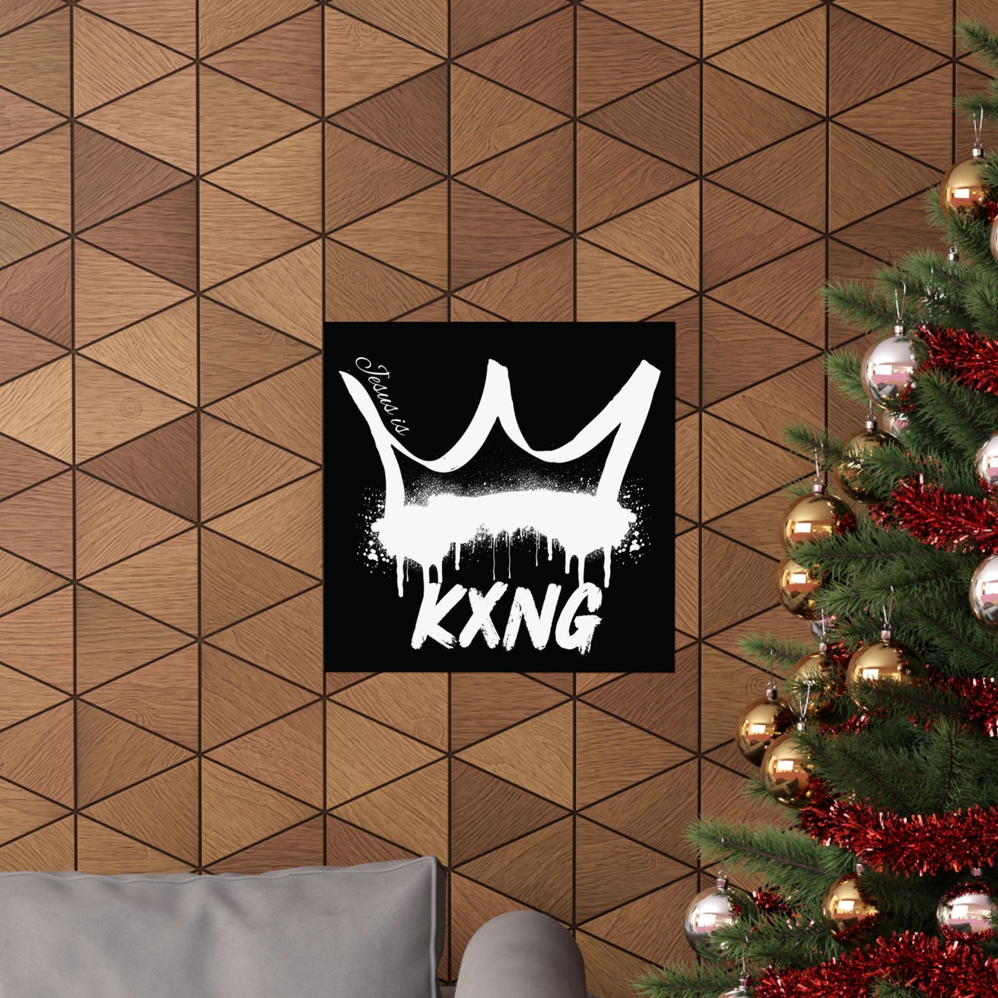 Jesus is KXNG Matte Poster