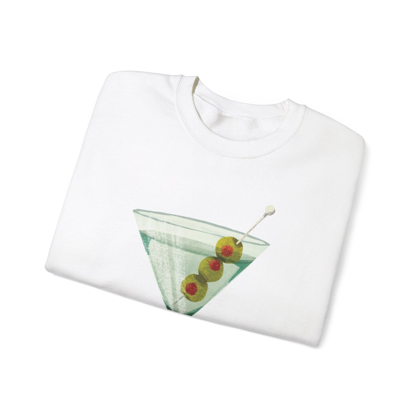 "Let's Get Dirty" Dirty Martini Graphic Crewneck Sweatshirt
