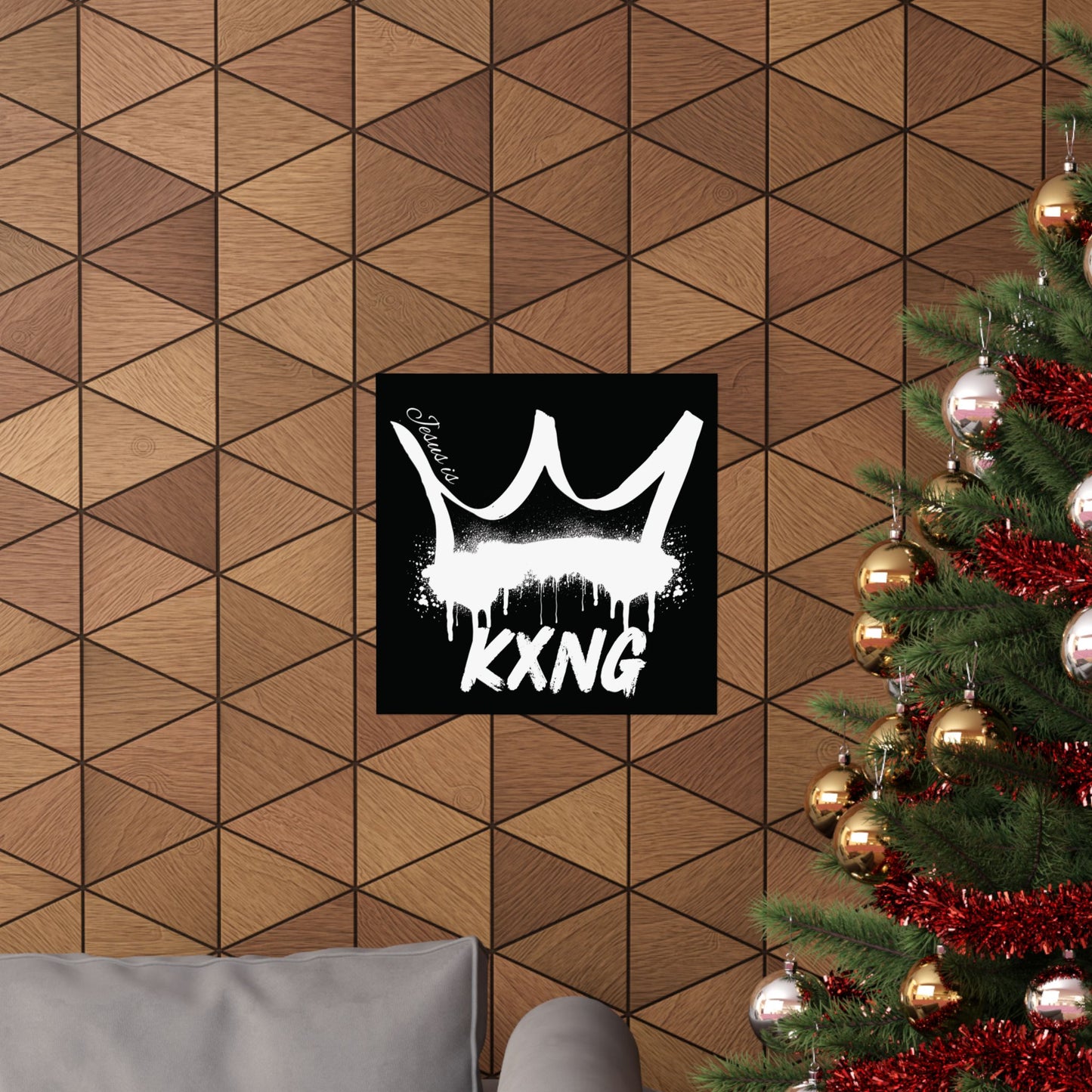 Jesus is KXNG Matte Poster