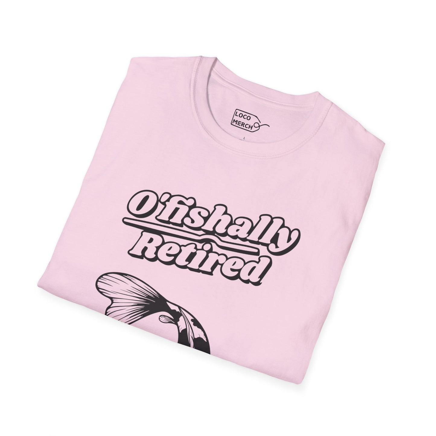 "O'Fishally Retired" Koi Fish Graphic Unisex Tee