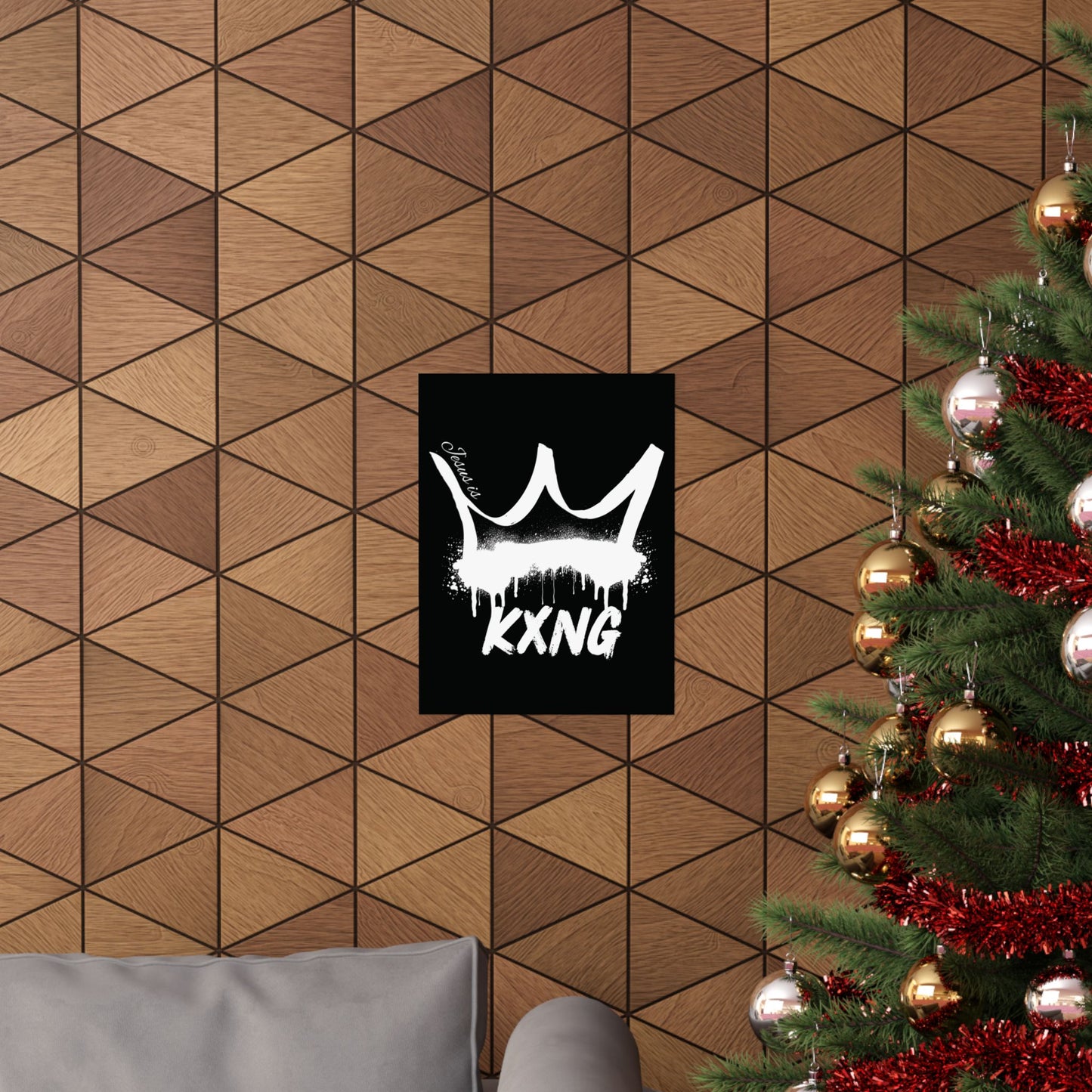 Jesus is KXNG Matte Poster